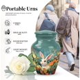 thumbnail image 4 of Colorful Flowers Rabbit Urn For Ashes For Women - Funeral Urns For Human Ashes Adult - Adult Urns For Human Ashes Men - Small Urns For Human Ashes - Burial Urns For Ashes (Size -3inch,1pcs), 4 of 5