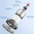 thumbnail image 3 of HIBIBUD 2026 New Filtered Shower Head,20+3 Stage Hard Water Shower Filter,Removes Chlorine&Impurities,High Pressure,Stainless Steel,Easy Wall Mount,Skin&Hair Care,Home Improvement Hard Water Filter, 3 of 7