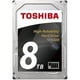 Toshiba HDWN180XZSTA Disque Dur Interne 8TB 3,5 Pouces – image 1 sur 5