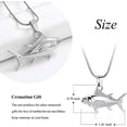 thumbnail image 2 of Cremation Jewelry for Ashes Fish Urns Necklace for Men Women Memorial Keepsake Jewelry Fish Hook Ashes Pendant for Pets/Human, 2 of 6