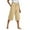 Khaki, variant on Ahdbta Womens Capri Pants Loose High Waisted Wide Leg Lounge Pants Drawstring Casual Beach Cropped Trousers with Pockets