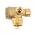 thumbnail image 1 of LHCER 3 Port Brass Air Male Threaded Check Valve Tube Connector Tool, Check Valve,Valve, 1 of 8