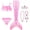 PInk, variant on 9PCS Girls Mermaid Bathing Suit & Fish Tail Cute Ruffle Tankini Swimsuits for 3-12Y Kids Beach Swimwear with Accessories