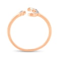 thumbnail image 2 of London Fine Jewelry 0.02 CTTW Real Diamond Moon & Star Cuff Ring for Women's Dainty Statement Rings and Celestial Crescent Moon Jewelry Solid 14K Gold (H Color, SI1-SI2 Clarity), 2 of 5