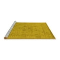 thumbnail image 2 of Ahgly Company Machine Washable Indoor Rectangle Oriental Yellow Industrial Area Rugs, 5' x 7', 2 of 4