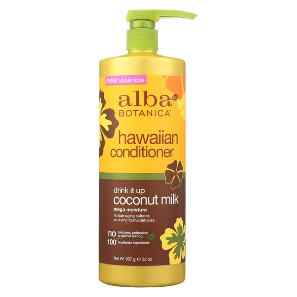Alba Botanica Hawaiian Hair Conditioner Drink It Up Coconut Milk
