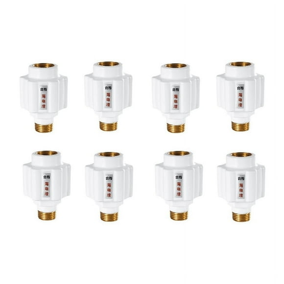 8 Piezas [Dientes de Aluminio de Color Cobre] Calentador de Agua Eléctrico de Pared Anti-Eléctrico Accesorios para Calentadores de Agua Domésticos