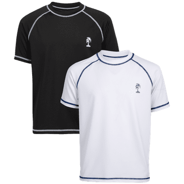 iXtreme Boys' Rash Guard – 2 Pack UPF 50  Quick Dry Sun and Sand Protection Swim Shirt (2T-18)