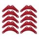 thumbnail image 3 of 10 láminas de fijación de refuerzo para escalera de tijera, fijación universal, triángulo resistente Rojo, 3 of 9