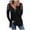 Black, variant on Black Womens Tops Women Lady's Tops V Neck Hollow Sleeve Rhinestone Solid Blouse Tunic T-Shirt T Shirts for Women