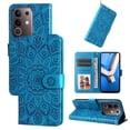 thumbnail image 5 of Funda tipo cartera GANGXUN para Vivo Y29 4G , diseño girasol, cuero PU, soporte, cierre magnético, tarjetero, 5 of 5