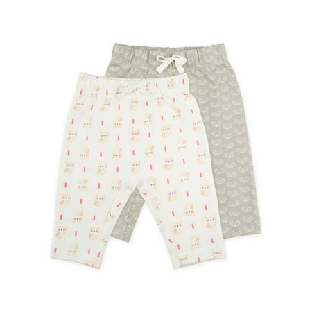 - Sunny & Sal Knit Harem Pants, 2-pack (Baby Girls)