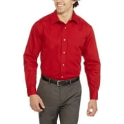 Big Men's Long Sleeve Poplin Dress Shirt