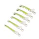 thumbnail image 1 of 6pcs Hair Styling Clips ABS Professional Prevent Slip Hair Cutting Pins for Salon Makeup(White Green ), 1 of 5