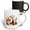 Multicolor, variant on 3drose, Artsy Still Life of Pottery, Dishes, Autumn Leaves, Plants. Gift, 11oz Magic Transforming Mug