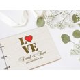 thumbnail image 5 of Darling Souvenir Personalized Engraved Laser Cut Wedding Guest Book Wooden Cover Sign-in Book Registry Guestbook Scrapbook-GR, 5 of 7