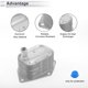 thumbnail image 5 of Enfriador de aceite del motor Unique Bargains para Hyundai Accent I20 I30 No.264102A150 Trans Cooler 1 Set, 5 of 6