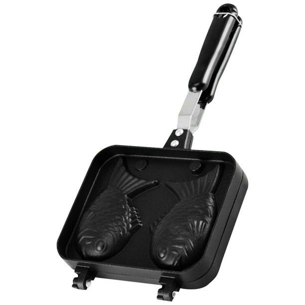Molde para Hornear Gofres Taiyaki Utensilios Sartén Moldes Aleación Aluminio