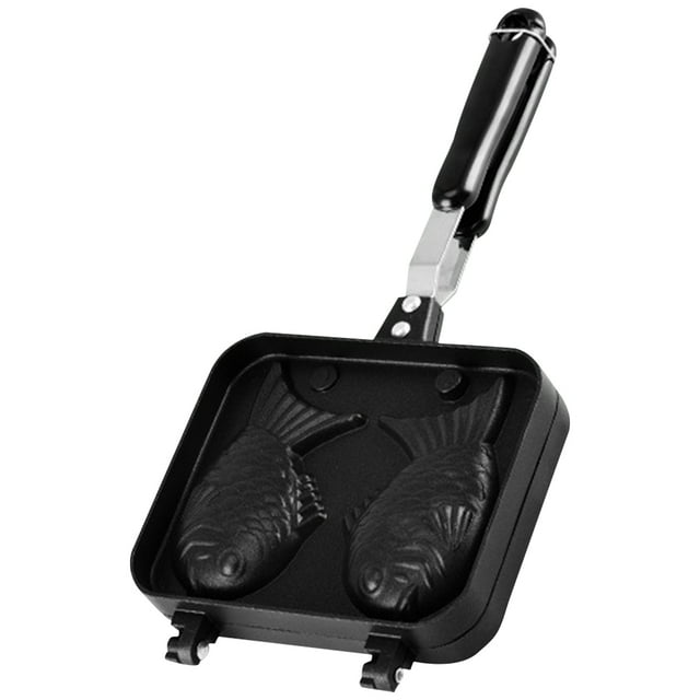 Molde para Hornear Taiyaki Doble Hugtrwg Aleación Aluminio