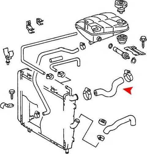 URO Parts URO-001083 Radiator Coolant Hose