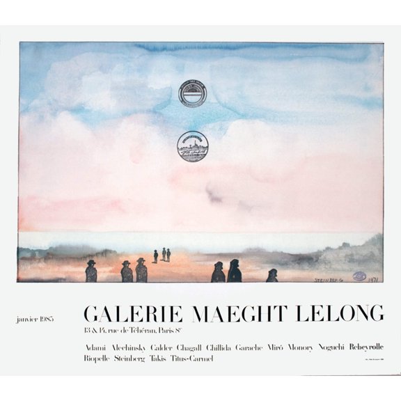 SAUL STEINBERG Galerie Maeght Lelong, 1985