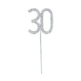 thumbnail image 4 of WHAMVOX Stunning Silver Rhinestone Cake Topper for 30th Birthday Party Decoration Eco Friendly Alloy and Rhinestone 30 Pieces, 4 of 8