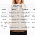 thumbnail image 2 of cocolona Quilted Vest for Women LightWeight Solid Color Basic Sleeveless Jacket Fall Winter Stand Collar Zipper Coat with Pocket, 2 of 6