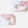 thumbnail image 5 of Llavero con borla y colgante de perla, accesorio de joyería con dijes, ideal para cumpleaños, Acción de Gracias, Navidad, llavero, bolso o decoración de coche., 5 of 5