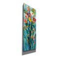 thumbnail image 2 of Epic Graffiti 'Tall Bright Flowers I' by Silvia Vassileva, Canvas Wall Art, 20"x60", 2 of 9