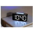 thumbnail image 2 of CCOCC Alarm Clock,Customizable Digital Clock with 7 Lighting Colors,Practical Bedside Clock with Dual Alarms and Snooze Function,Feature-Rich Alarm Clock with USB Charging Ports, 2 of 4