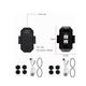 thumbnail image 2 of Mini Luz Led Estrobo Funciones Fija Moto Bici Auto 2 pcs, Negro, 2 of 5