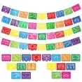 thumbnail image 1 of Hongchun Mexican Birthday Party Colorful Pulled Flags，20*15cm，250g, 1 of 5