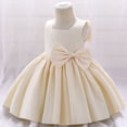 thumbnail image 1 of Vestido de princesa para niños Vestido de bebé de un año Vestido de niña con lazo para banquete de cumpleaños Vestido de actuación, 1 of 6