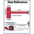 thumbnail image 5 of Correas de levantamiento de pesas GYM OX 2 en 1 con anillo en D de 7 mm acolchadas, 5 of 5