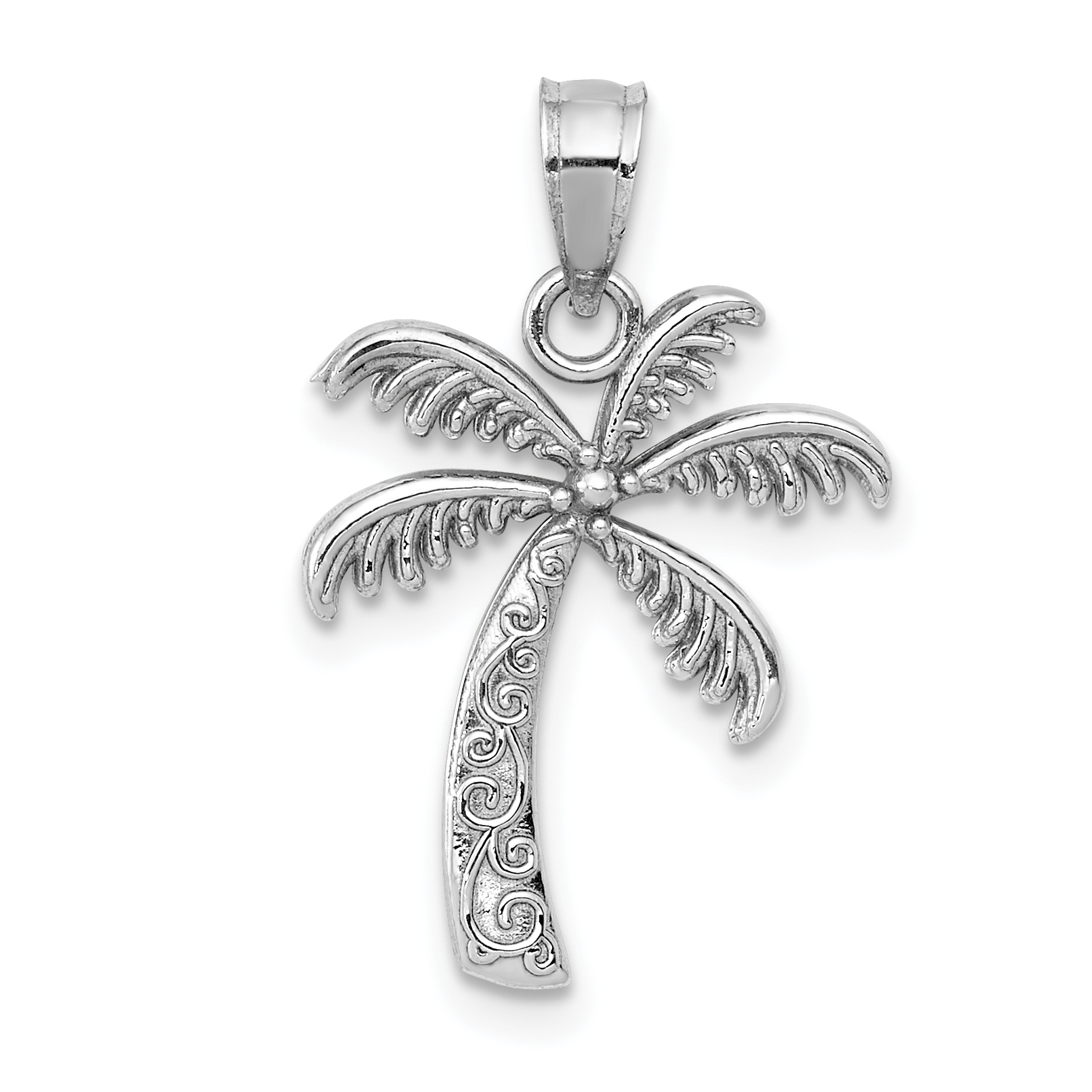 palm tree croc charm