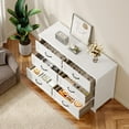 thumbnail image 5 of 6 Drawer White Dresser,Lofka Modern Wood Double Chest, Versatile Dressers for Bedroom Office Living Room, 5 of 8