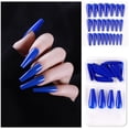 thumbnail image 1 of Teissuly 24 Pcs Coffin Nail Tips Long Ballerina Clear Full Cover False Fake Nails Nail Tips for Salon and Home Nail Art Manicure Teissuly WER202401270029, 1 of 2