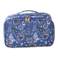 thumbnail image 4 of Elodie Empty American Mahjong Tile Bag Carrying Portable Party Pouch Gift Organizer Blue, 4 of 8