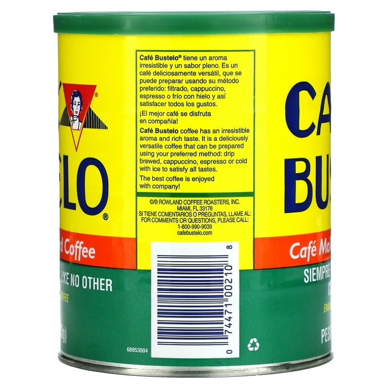 SuperMax  BUSTELO CAFE MOLIDO DESCAFEINADO LATA 10 OZ