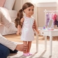 thumbnail image 2 of My Life As White Sequin Dress Fashion Set for 18-inch Dolls, 2 Pieces, 2 of 9