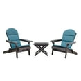 thumbnail image 2 of Gwendolyn Outdoor 2 Seater Acacia Wood Chat Set with Water Resistant Cushions, Dark Teal, Dark Gray, 2 of 11