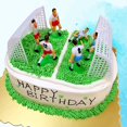 thumbnail image 2 of CHUANK football cake topper Cake Soccer Tabletop Decor Props for Bakery, 2 of 7