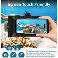 thumbnail image 2 of MaxxMarket Waterproof Phone Pouch/Case Dry Bags for iPhone 17 16 Pro Max/iPhone 15 Pro/14/13 for Samsung LG, IPX8 Cellphone Dry Bag Beach Cruise Ship Essentials, 2 Pack-Black & Black, 2 of 12