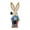 C, variant on 14-Inch Outdoor Easter Bunny Decor, 35cm Tall Faux Rush Rabbit Statue, Weather-Resistant for Garden, Patio & Spring Landscape Display C
