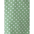 thumbnail image 5 of DARING DIVA Women's Contrast Peter Pan Collar Polka Dots Tops XL Dusty Green, 5 of 6