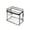 Black,M, variant on 1Pc Clear Thickened PVC Clothes Storage Bin with Zipper & Side Handle, Dustproof Moistureproof Transparent Closet Organizer Container for Clothing Bedding, Black Trim,12x10x9in