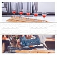 thumbnail image 2 of Clear Acrylic Template Clear Acrylic Serving Tray for Crafting Wine Flight and Whisky Glass Tray Efficient Kitchen Tool, 2 of 9