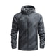 thumbnail image 2 of Sonducket Chaqueta ligera y transpirable con capucha para campeones de ciclismo, abrigo de motocicleta a prueba de viento Abrigos y chamarras Gris oscuro XL, 2 of 6