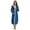 Blue, variant on Women's Maternity Sleepwear Long Sleeve Pregnancy Loungewear Solid Pajama Nightgowns for Women Sleepwear Sleep Shirts