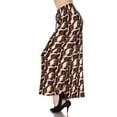 thumbnail image 3 of MixMatchy Women's Breathable Chiffon Fabric Loose Pleated Wide Leg Palazzo Pants with Ribbon Tie Elastic Band, 3 of 4